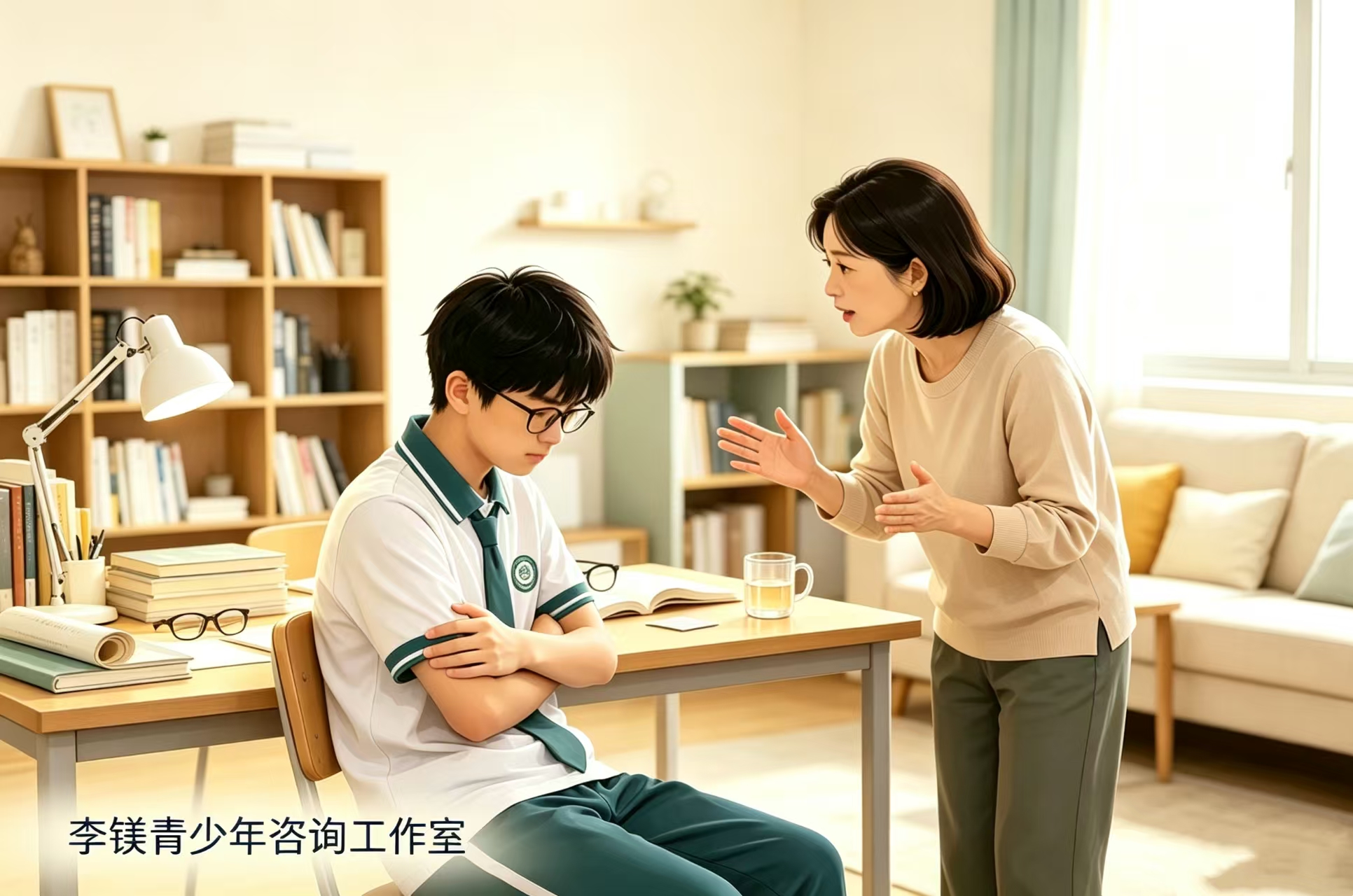 邯郸成安，青少年不上学，亲子沟通，家庭陪伴场景
